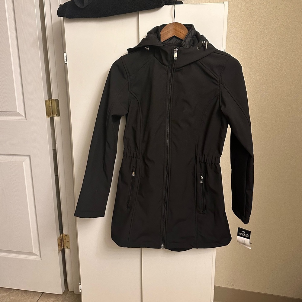Ralph Lauren black soft shell with vesty jacket